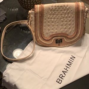 Champagne Brahmin Shoulder Bag